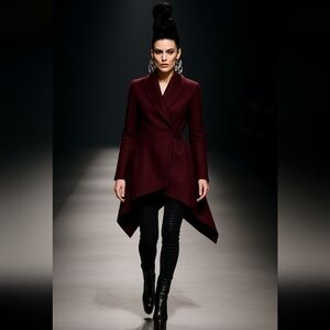 RARE Rick Owens FW09 “Dust” Wool Wrap Coat SizeS/M